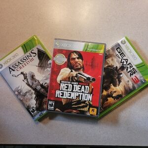 Xbox 360 Untested Video Game Lot - See Pictures